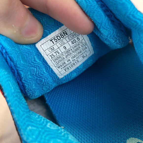 Asics Running Shoes Womens Size 9 Gel Cumulus 17 Sneakers Blue/Siver Sport T5D8N - Picture 5 of 13